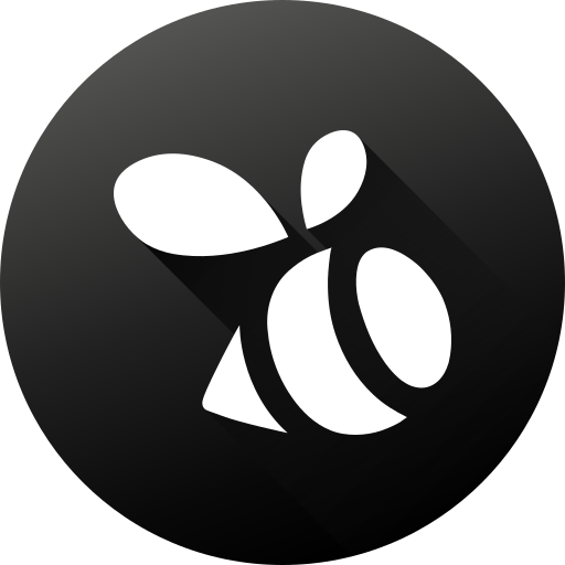 Black white, circle, high quality, long shadow, social, social media, swarm icon